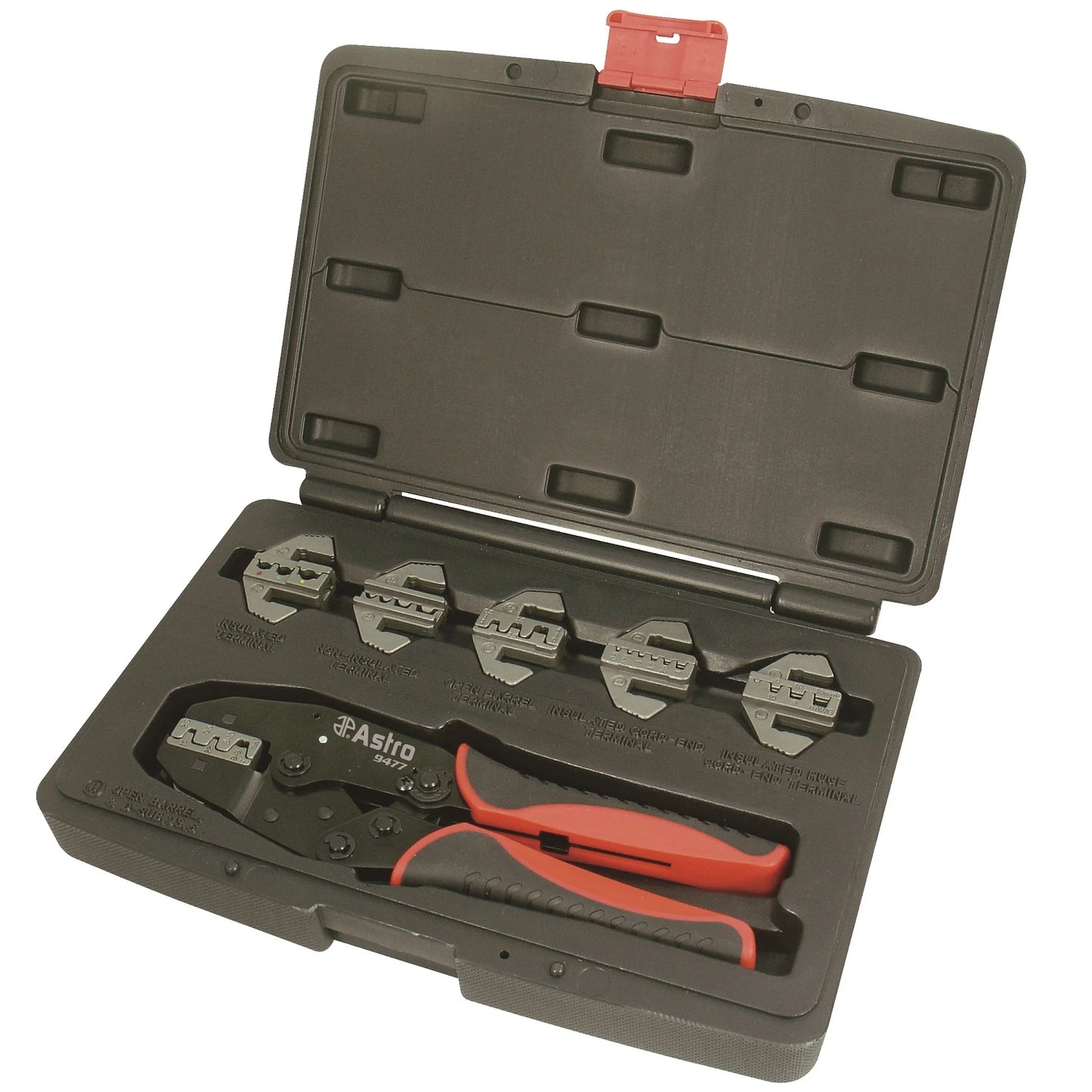 Astro Pneumatic 7pc Professional Quick Interchangeable Ratchet Crimping Tool Set - manufacturer part 9477