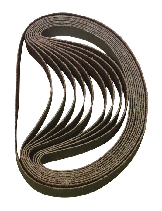 Astro Pneumatic 10pc. Sanding Belt 120 Grit - 3/8" x 13" - manufacturer part BSP120