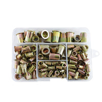 Astro Pneumatic 120pc Steel Rivet Nut Assortment - SAE - manufacturer part RN120