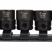 Astro Pneumatic 10pc 3/8" Drive Nano Impact Sockets - SAE - manufacturer part 78310