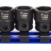 Astro Pneumatic 14pc 3/8" Drive Nano Impact Sockets - Metric - manufacturer part 78314