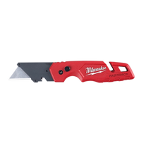 Milwaukee FASTBACK™ Folding Utility Knife with Blade Storage and 50 pc Blades — 48-22-1504