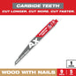 Milwaukee 9" 5 TPI AX™ with Carbide Teeth SAWZALL® Blade for Wood with Nails (1 PK) — 48-00-5226