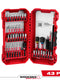 Milwaukee 43 PC SHOCKWAVE™ Impact Duty Driver Bit Auto Set — 48-32-4033