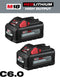 Milwaukee M18™ REDLITHIUM™ HIGH OUTPUT™ XC6.0 Battery Pack (2 Pk) — 48-11-1862