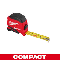 Milwaukee 8m/26 ft Compact Tape Measure — 48-22-1726