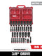Milwaukee 36 PC SHOCKWAVE™ Impact Duty Socket 3/8” Drive Set with PACKOUT™ — 49-66-6805