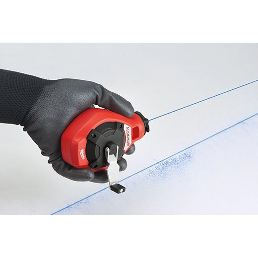 Milwaukee 100' Fine Line Chalk Kit w/ Blue Chalk — 48-22-3992