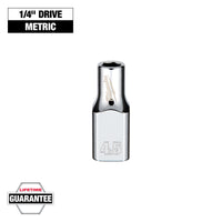 Milwaukee 1/4" Drive 4.5mm Socket — 45-34-4001