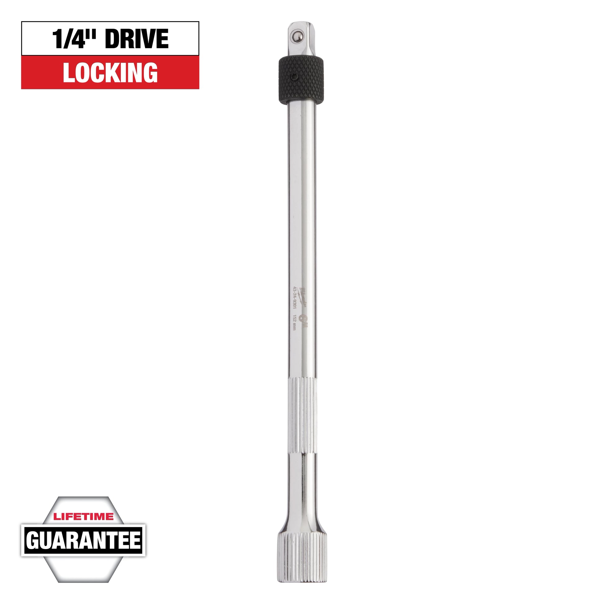 Milwaukee 1/4" Drive 6" Locking Extension — 43-24-9301