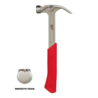 Milwaukee 16 oz Smooth Face Hybrid Claw Hammer — 48-22-9018