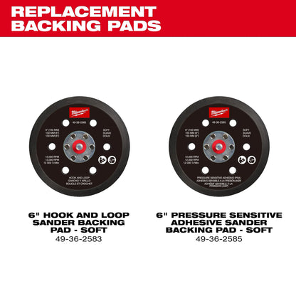 Milwaukee M12™ FUEL™ 6" Random Orbital Sander (3/32")