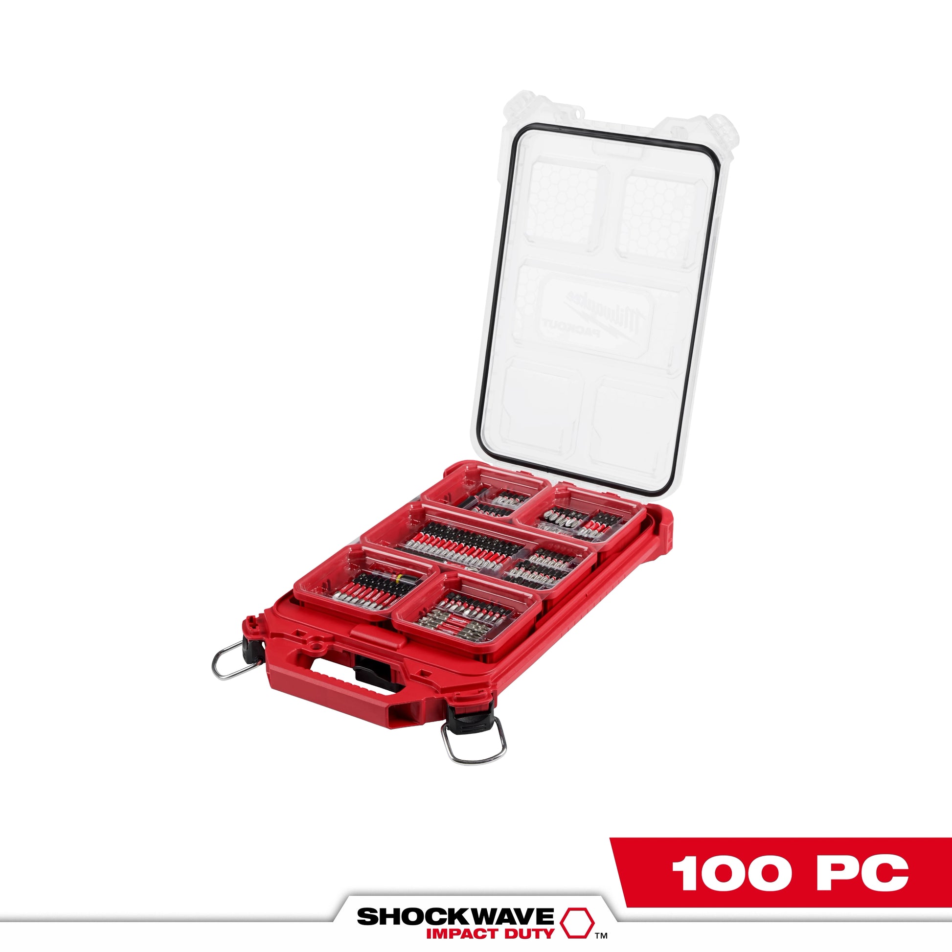 Milwaukee 100 PC SHOCKWAVE™ Impact Duty Driver Bit PACKOUT™ Set — 48-32-4082