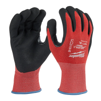 Milwaukee Cut Level 2 Nitrile Dipped Gloves - XL — 48-22-8928