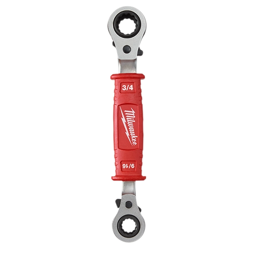 Milwaukee Lineman’s 4in1 Insulated Ratcheting Box Wrench — 48-22-9212