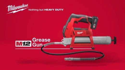 Milwaukee M12™ Cordless LITHIUM-ION Grease Gun Kit — 2446-21XC