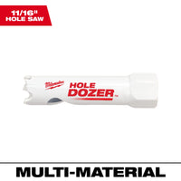 Milwaukee 11/16" HOLE DOZER™ Bi-Metal Hole Saw — 49-56-9604