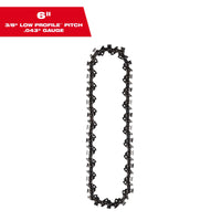 Milwaukee 6" 3/8" LOW PROFILE™ Pitch, .043" Gauge Saw Chain — 49-16-2732