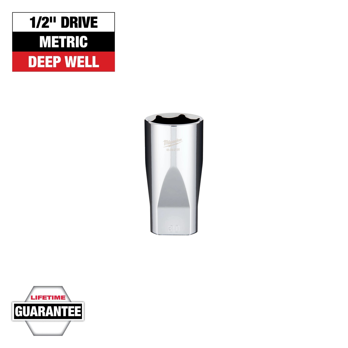 Milwaukee 1/2" Drive 30mm Deep Socket — 45-34-2130