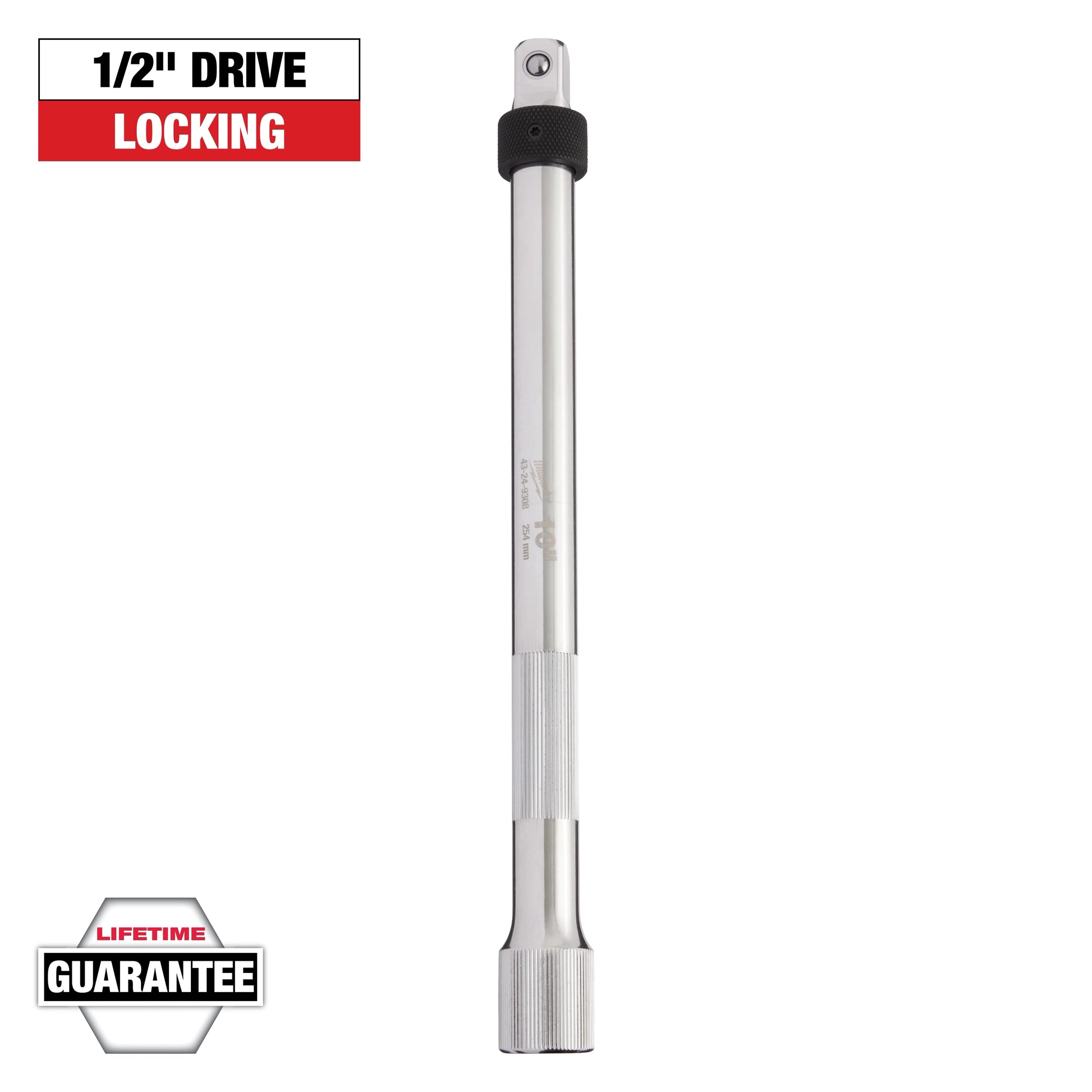 Milwaukee 1/2" Drive 10" Locking Extension — 43-24-9308