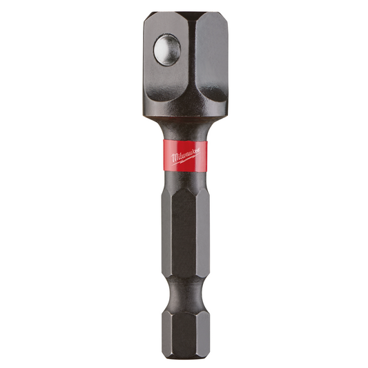 Milwaukee SHOCKWAVE™ Impact Duty 1/4" Hex to 3/8" Square Socket Adapter — 48-32-5031