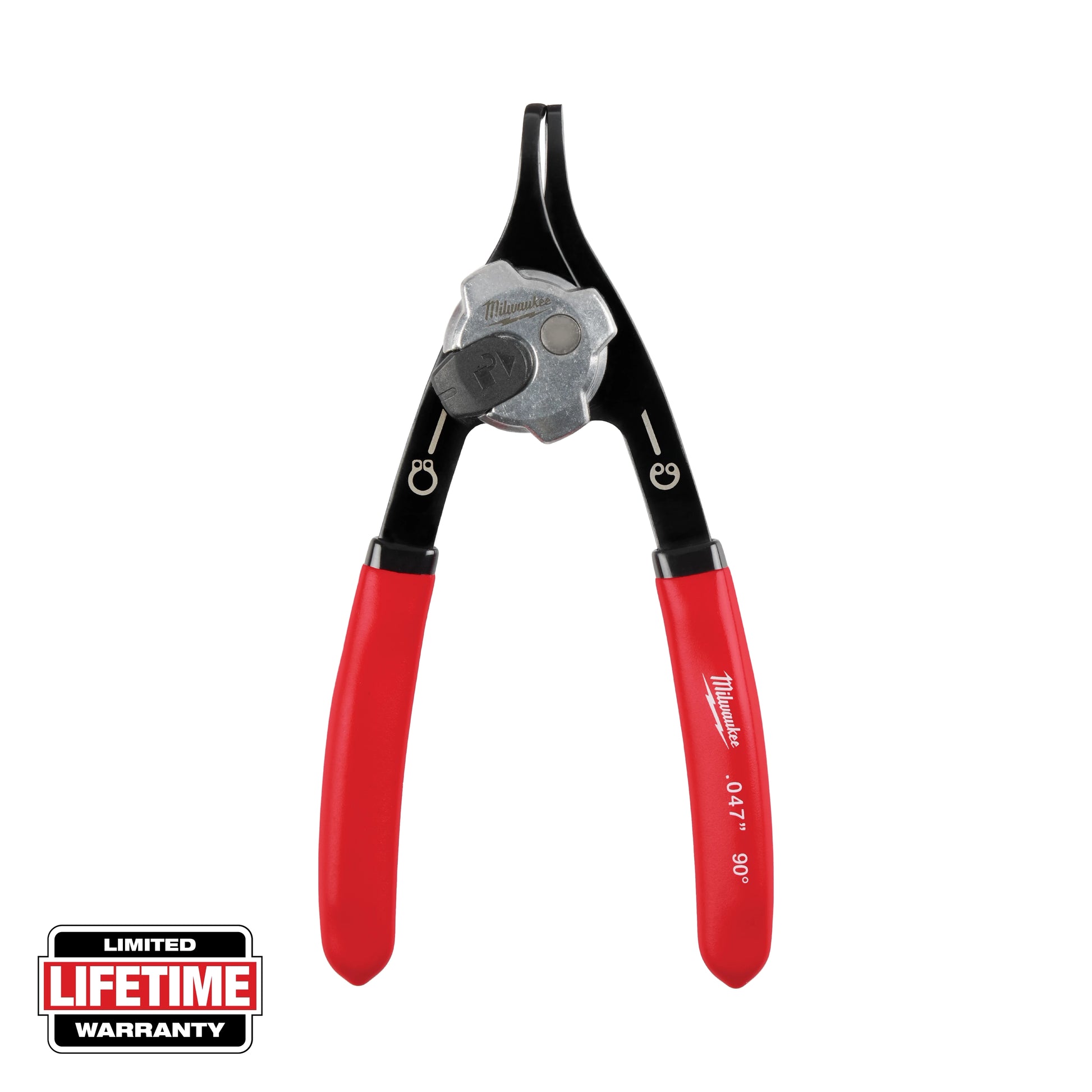 Milwaukee .047" Convertible Snap Ring Pliers - 90° — 48-22-6535