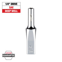Milwaukee 1/4" Drive 5/32" SAE Deep Socket with FOUR FLAT™ Sides — 45-34-9011