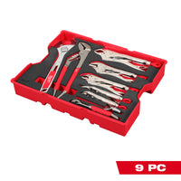 Milwaukee 9 pc. Pliers & Wrench Set with Tray for PACKOUT™ Drawers — 48-22-0160