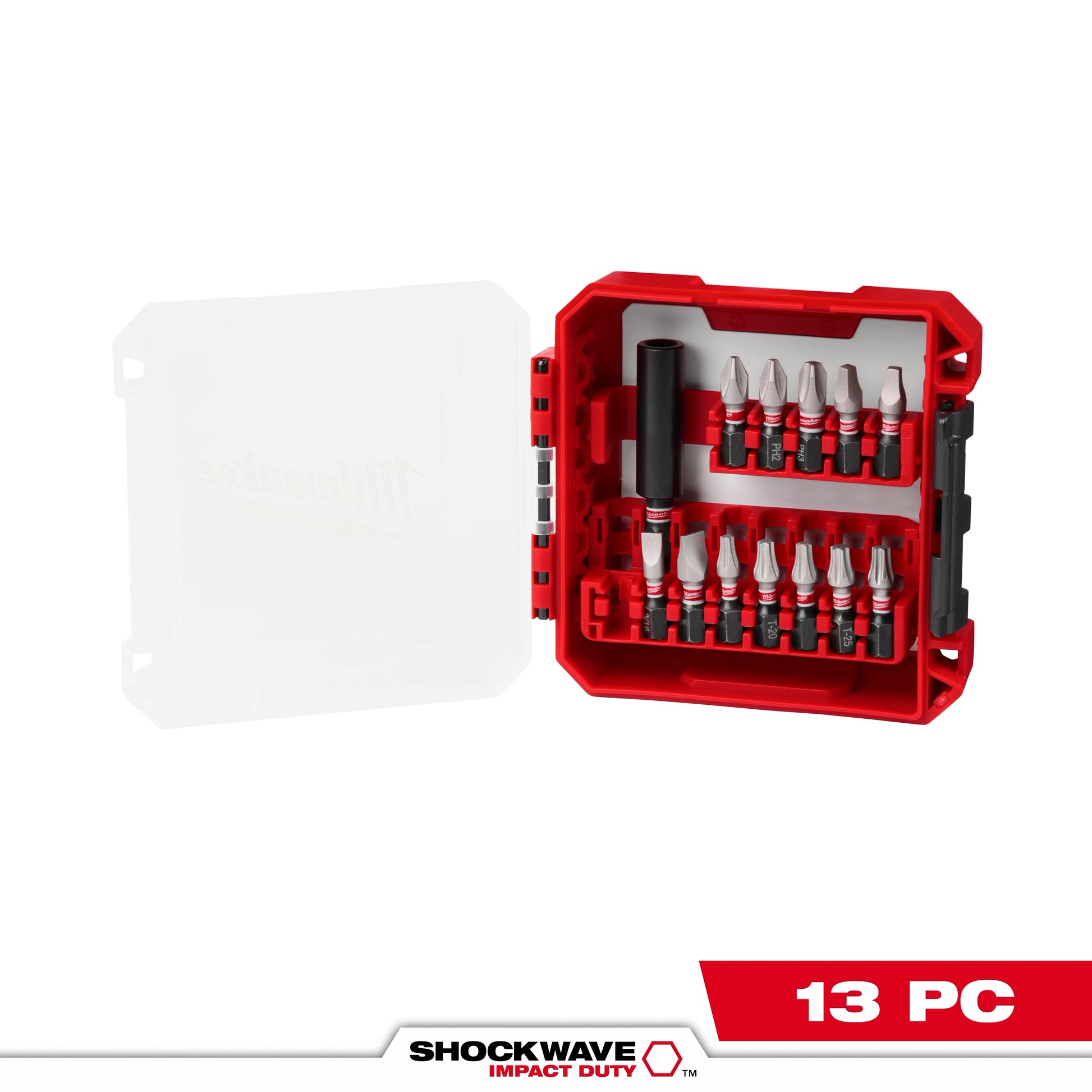 Milwaukee 13 PC SHOCKWAVE™ Impact Duty Driver Bit Set — 48-32-4035