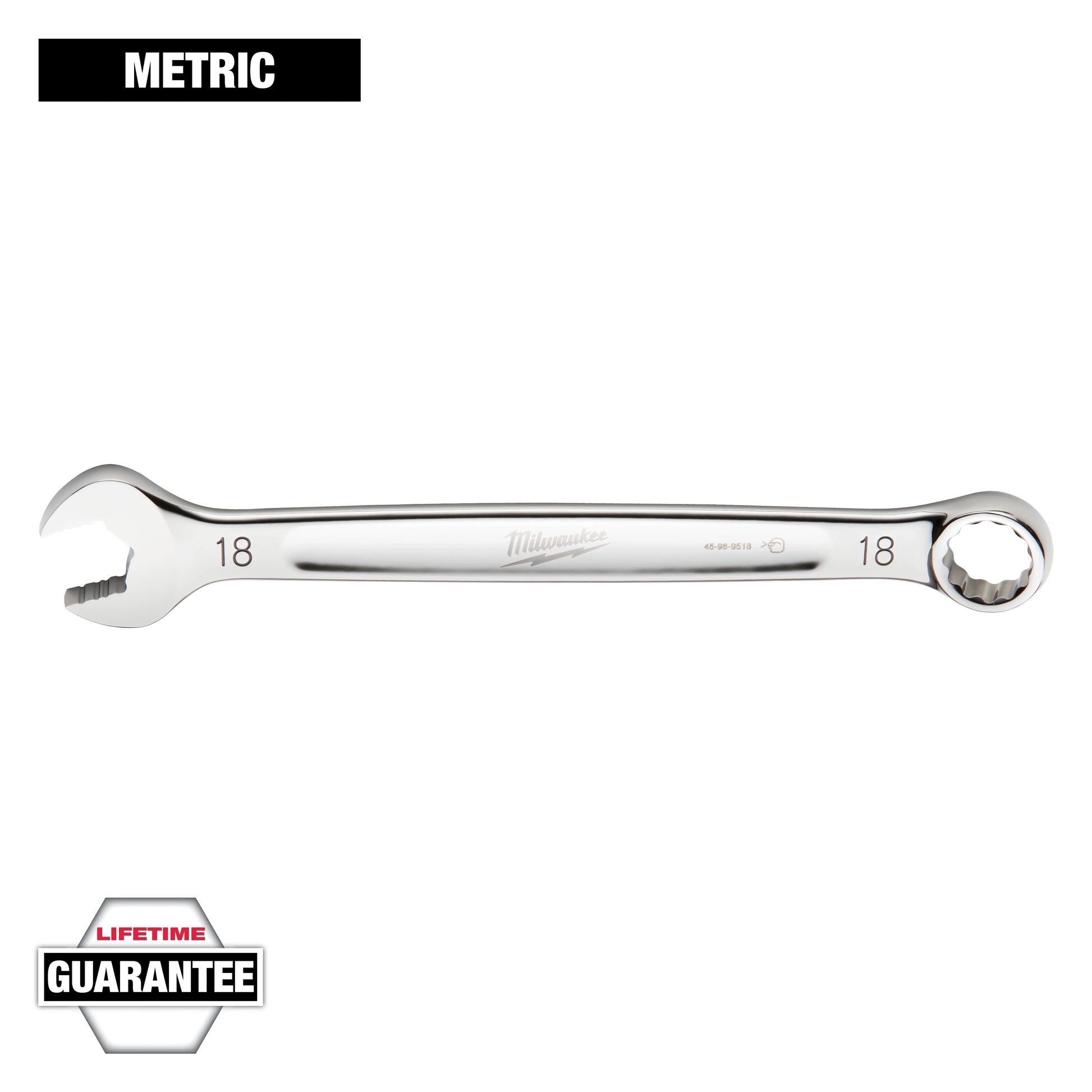 Milwaukee 18mm Metric Combination Wrench — 45-96-9518