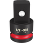 Milwaukee SHOCKWAVE™ Impact Duty 1/2" Drive 3/4" Drive Adapter — 49-66-6726