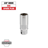 Milwaukee 3/8" Drive 13/16" Spark Plug Socket — 48-22-9553