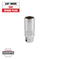Milwaukee 3/8" Drive 13/16" Spark Plug Socket — 48-22-9553