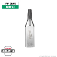 Milwaukee 1/4" Drive T25 TORX® Bit Socket — 45-34-1004