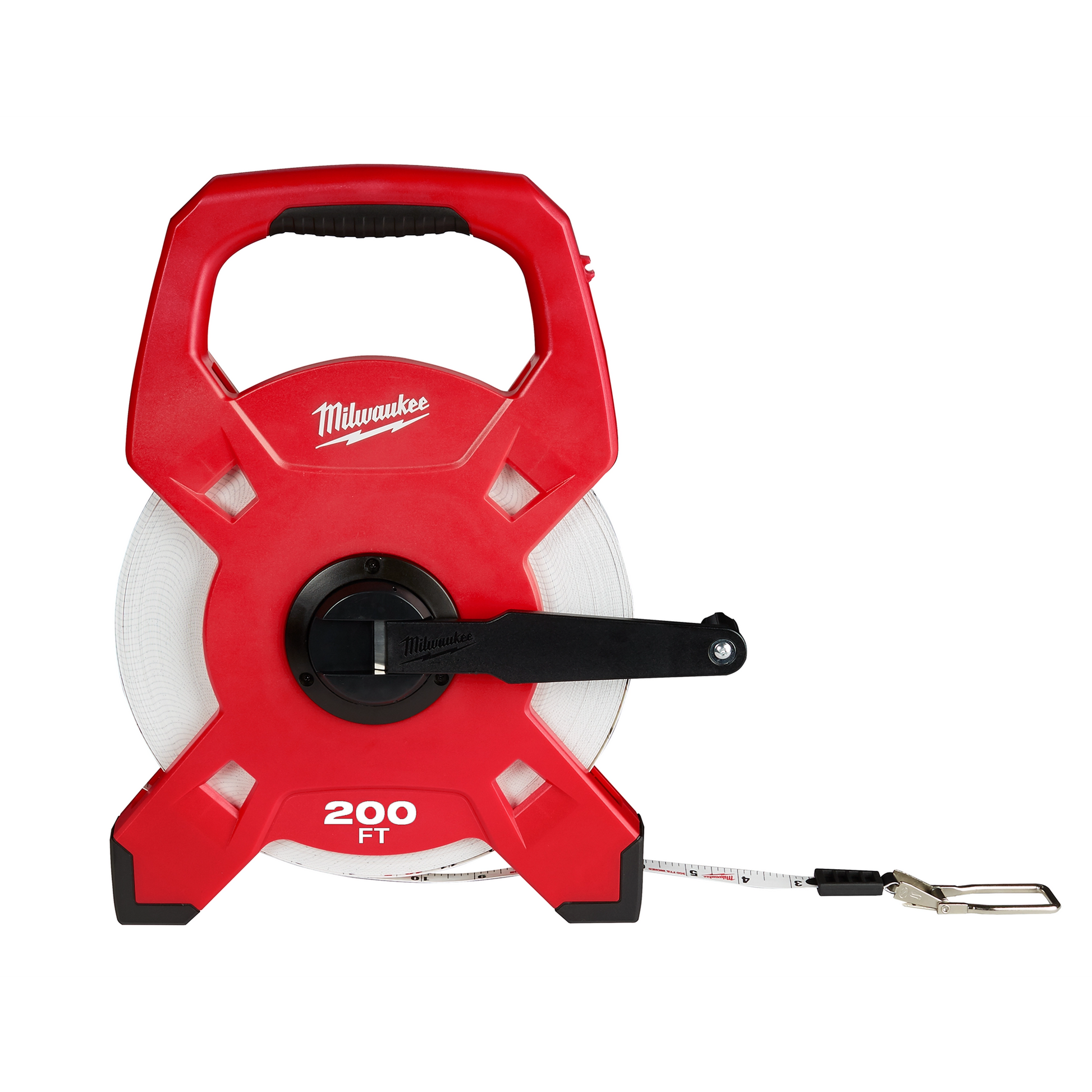 Milwaukee 200 ft Fiberglass Open Reel Long Tape Measure — 48-22-5302
