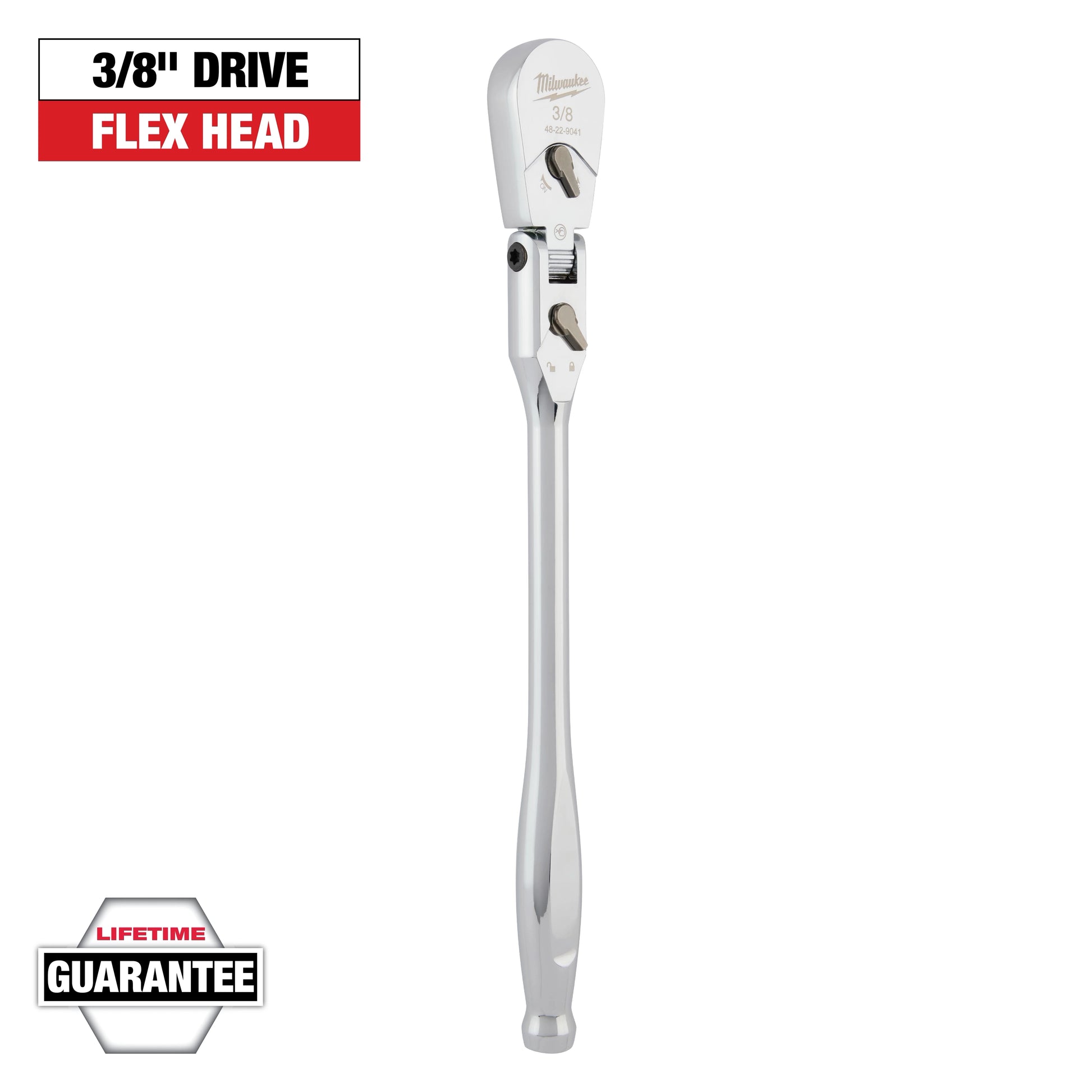 Milwaukee 3/8" Drive 12" Flex Head Ratchet — 48-22-9041