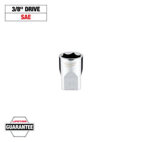 Milwaukee 3/8" Drive 9/16" SAE Socket with FOUR FLAT™ Sides — 45-34-9065