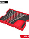 Milwaukee 15 pc. Metric Ratcheting Combination Wrench Set with Tray for PACKOUT™ Drawers — 48-22-0156