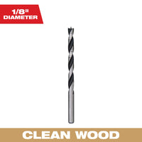 Milwaukee Brad Point 1/8" Diameter — 48-15-0125