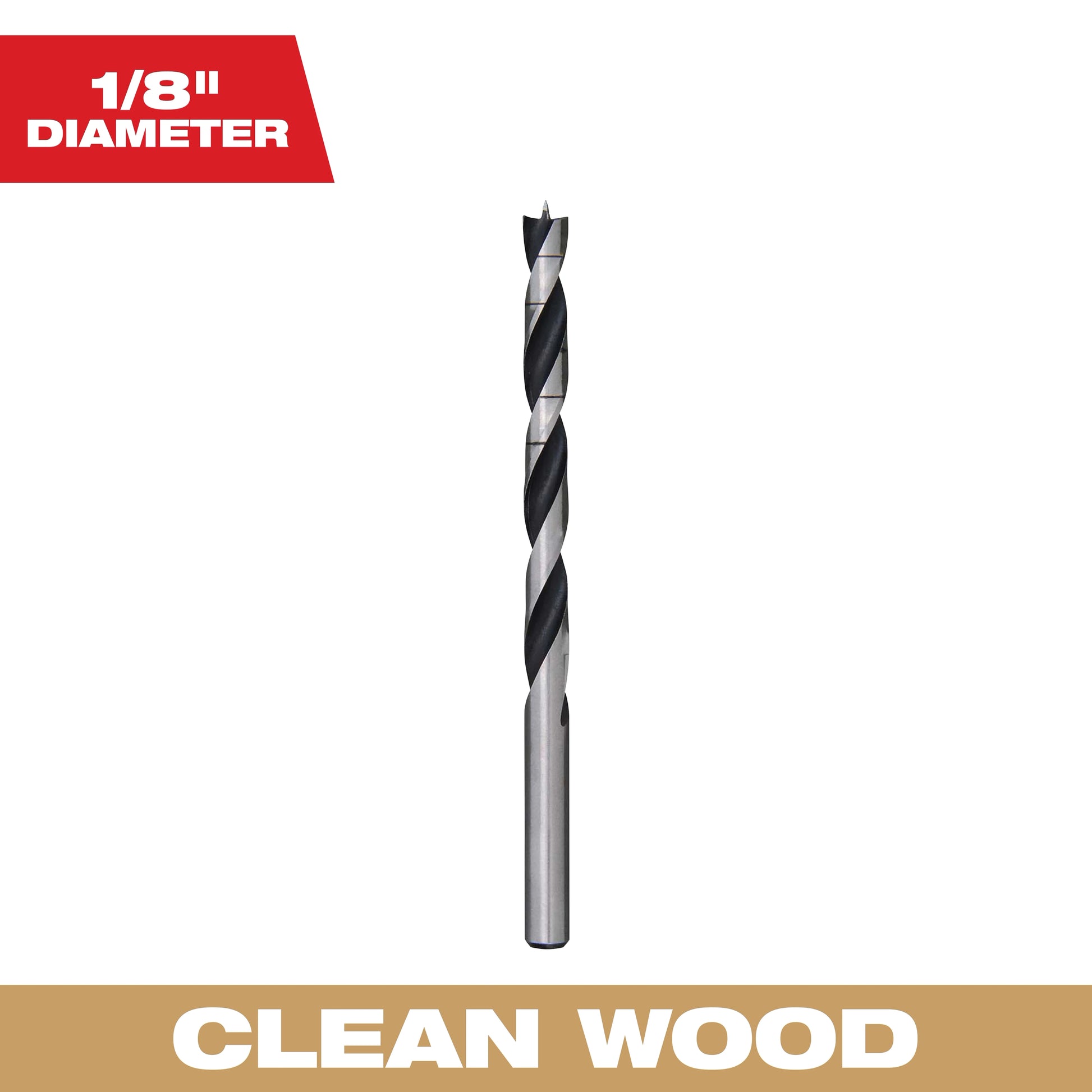 Milwaukee Brad Point 1/8" Diameter — 48-15-0125