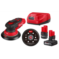 Milwaukee M12 FUEL™ 6" Random Orbital Sander Kit (3/32") — 2584-22CX