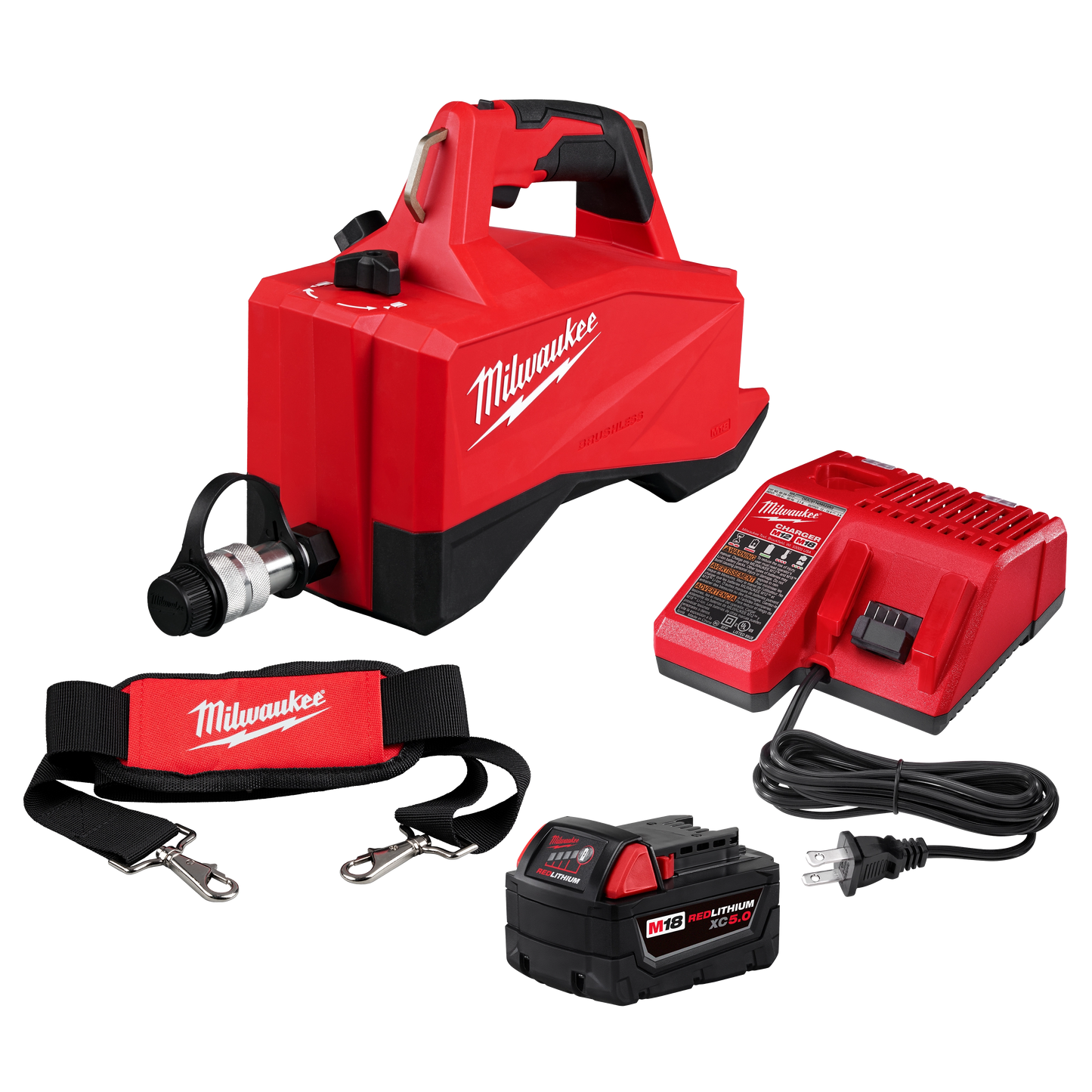 Milwaukee M18™ Brushless Single Acting 60in3 10,000psi Hydraulic Pump — 3120-21