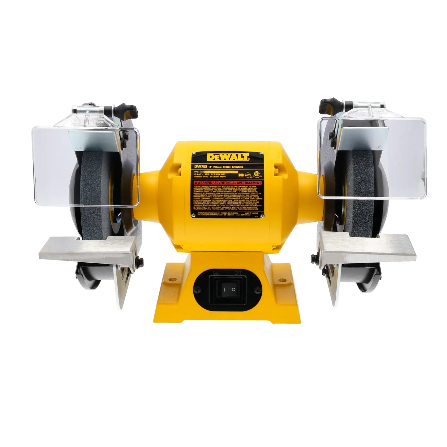DEWALT 8-in. (205mm) Corded Electric Bench Grinder — DW758