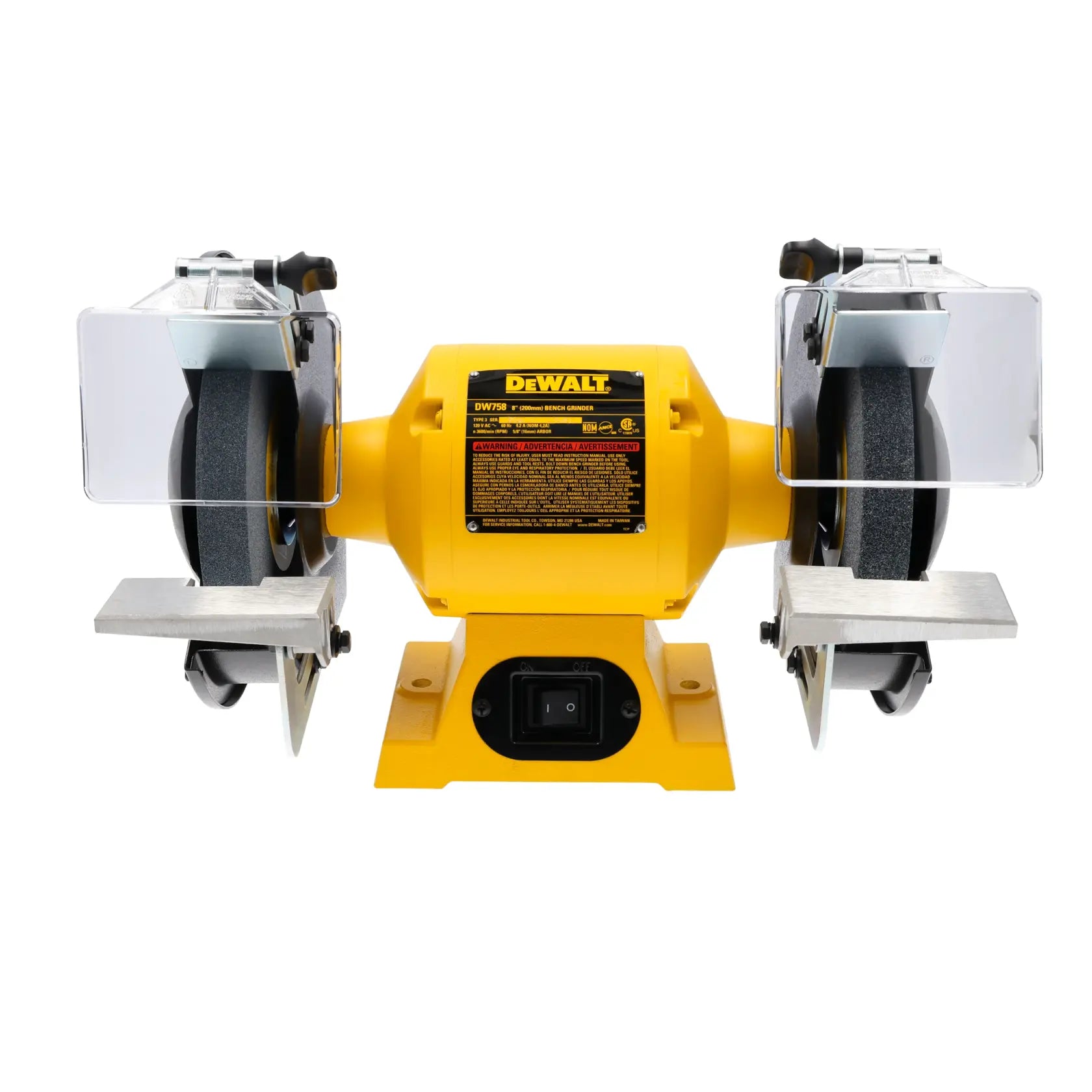 DEWALT 8-in. (205mm) Corded Electric Bench Grinder — DW758