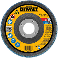DEWALT 4-1/2-In. X 7/8-In. Zirconia T29 Flap Disc (40 Grit) — DWA8206