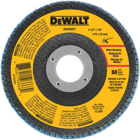 DEWALT 4-1/2-In. X 7/8-In. Zirconia T29 Flap Disc (60 Grit) — DWA8207