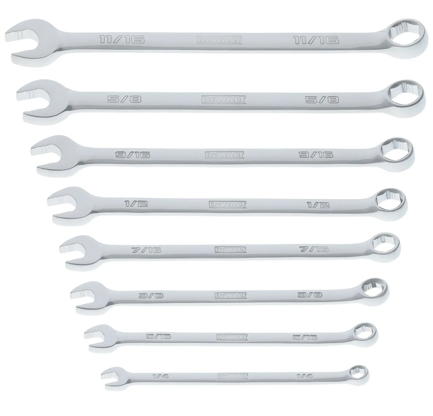 DEWALT TOUGHSERIES™ 8-piece SAE Combination Wrench Set — DWMT45427