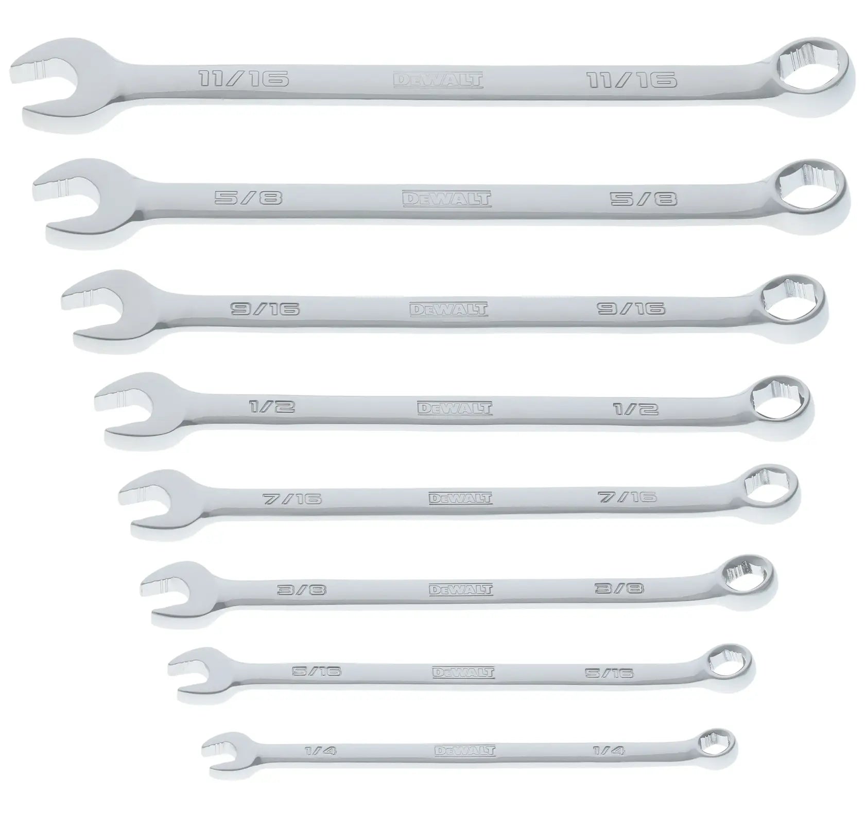 DEWALT TOUGHSERIES™ 8-piece SAE Combination Wrench Set — DWMT45427