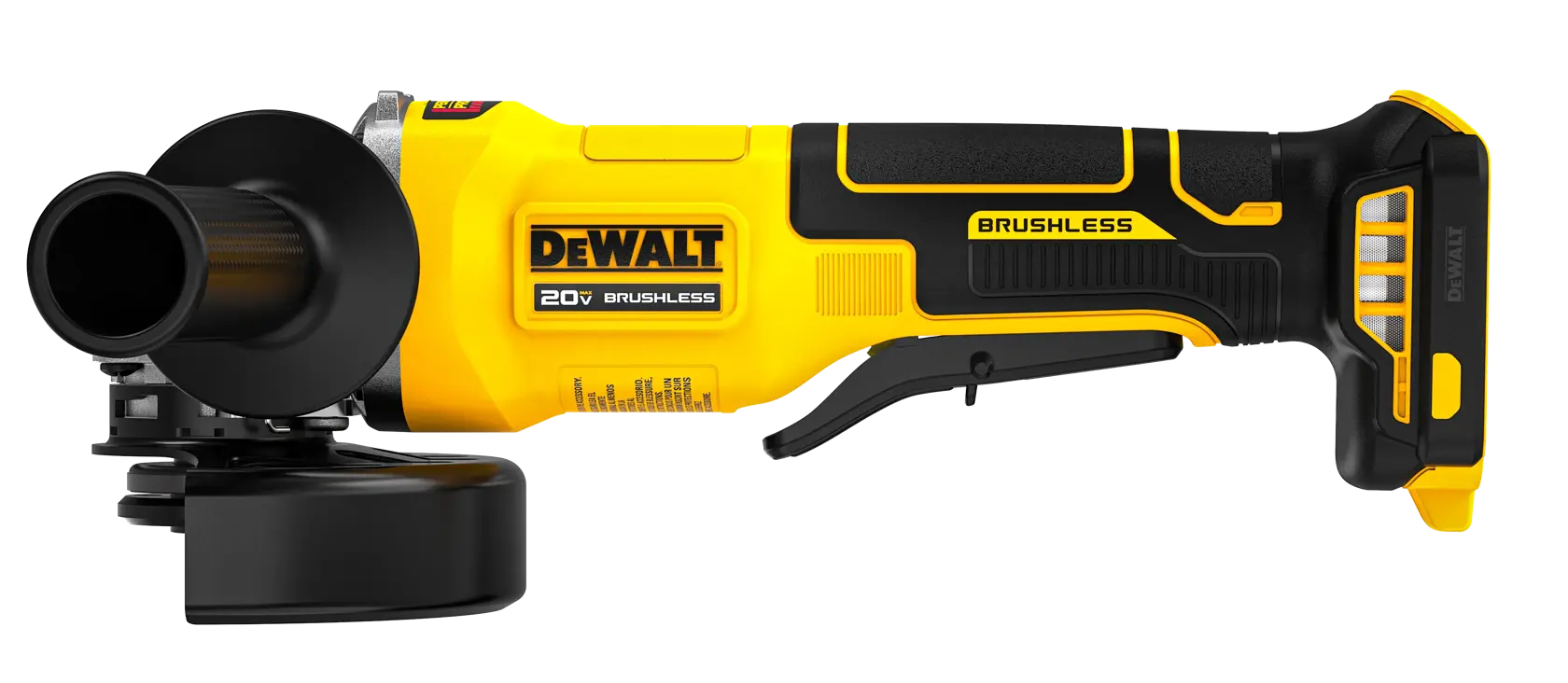 DEWALT 20V MAX* Brushless Cordless 4 1/2-in. Paddle-switch Grinder (Tool Only) — DCG408B