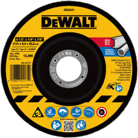 DEWALT 4-1/2-In. X 1/4-In. X 7/8-In. T27 Aluminum Oxide Grinding Wheel For Metal & Stainless — DW4541